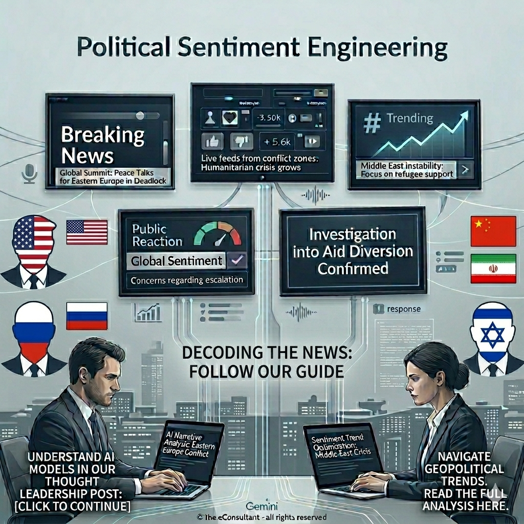 AI sentiment engineering and manipulation (by politicians and commercial lobbying interests)